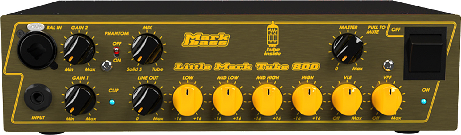 Markbass Little Mark Tube 800 Head - TÊte Ampli Basse - Main picture