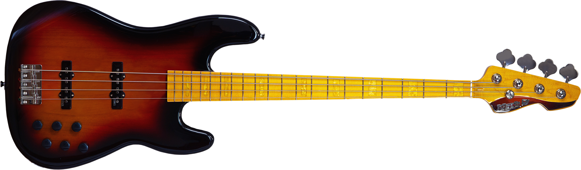 Markbass Mb Gv 4 Gloxy Val Cr Mp Active Mn - 3-tone Sunburst - Basse Électrique Solid Body - Main picture