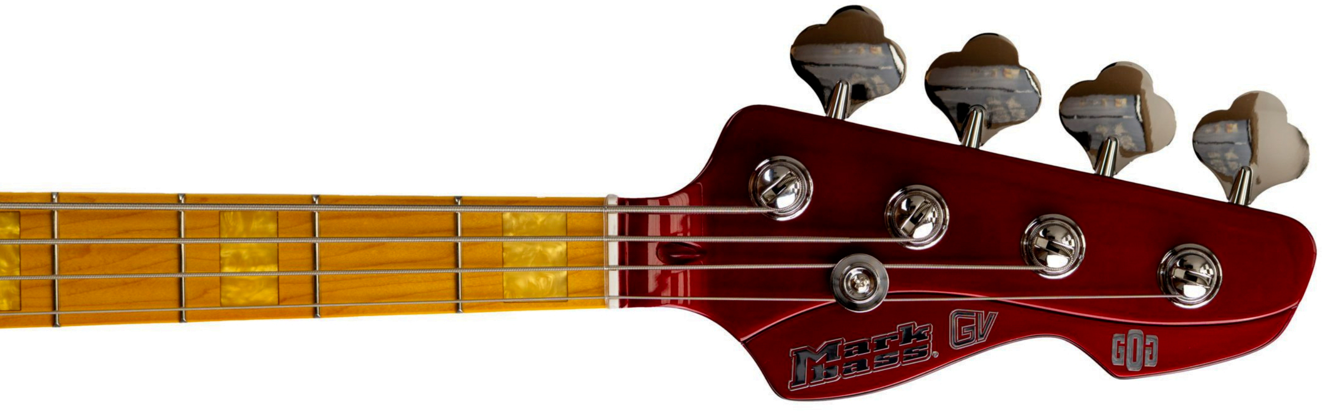 Markbass Mb Gv 4c Cr Mn Fc Passive Gloxy Gog Mn - Red Passion - Basse Électrique Solid Body - Variation 2