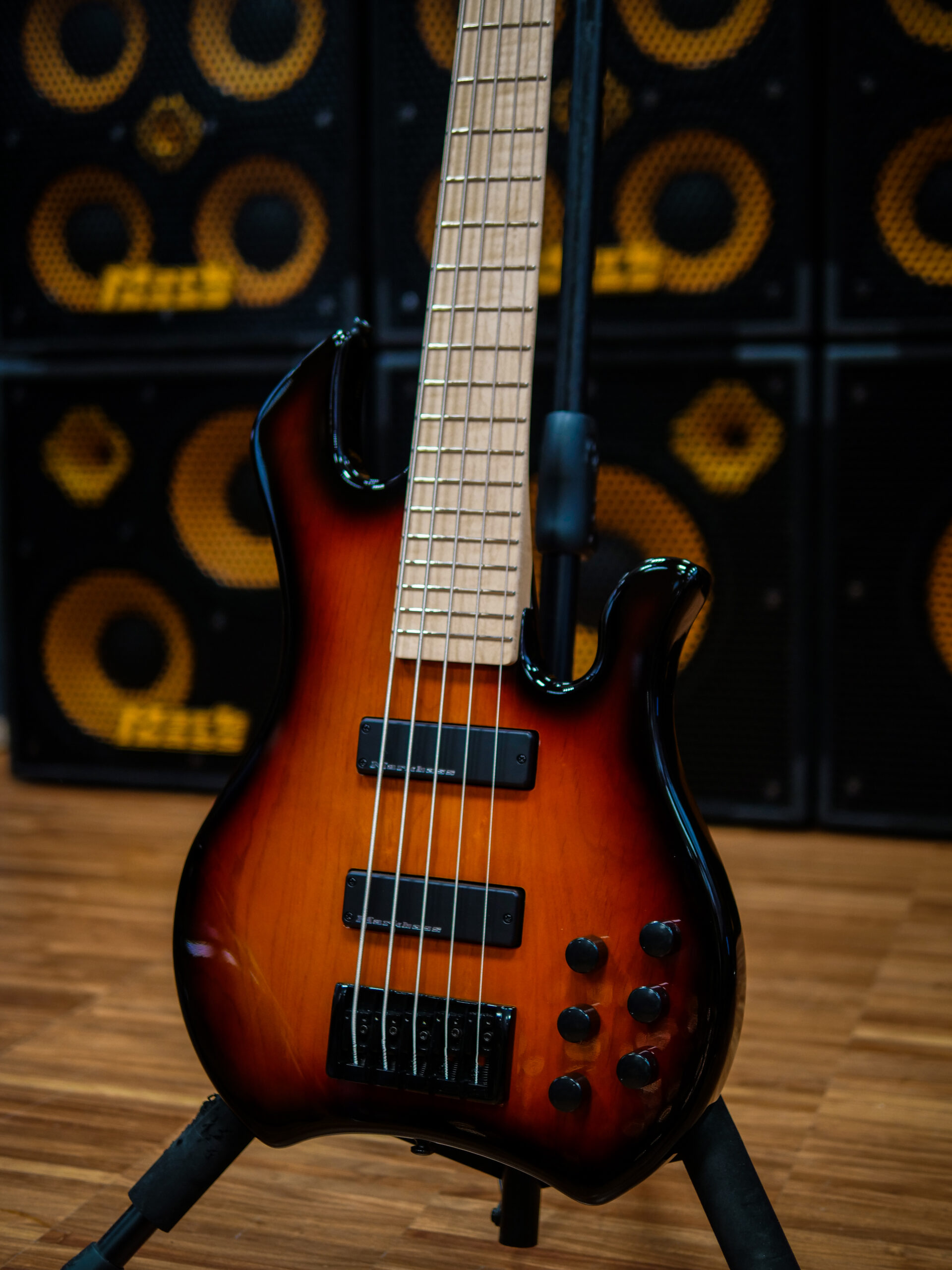 Markbass Mb Kimandu Bk Mp 5c Gloxy Active Mn - Tobacco Sunburst - Basse Électrique Solid Body - Variation 2