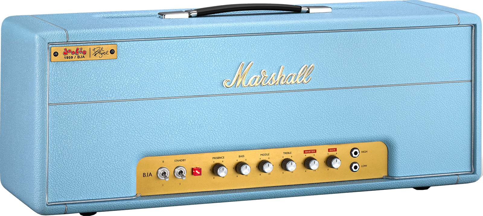 Marshall Billie Joe Armstrong 1959 Bja Handwired Head Signature 100w El34 - Ampli Guitare Électrique TÊte / PÉdale - Main picture