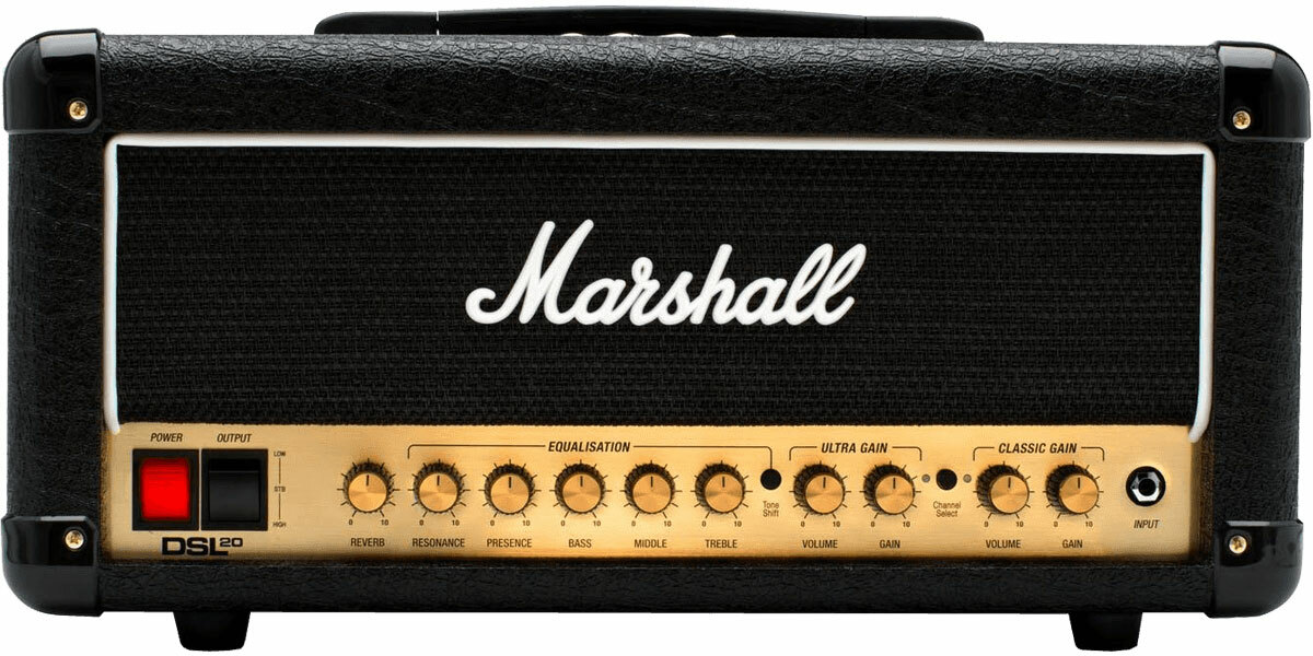 Marshall Dsl20h Head 10/20w - Ampli Guitare Électrique TÊte / PÉdale - Main picture