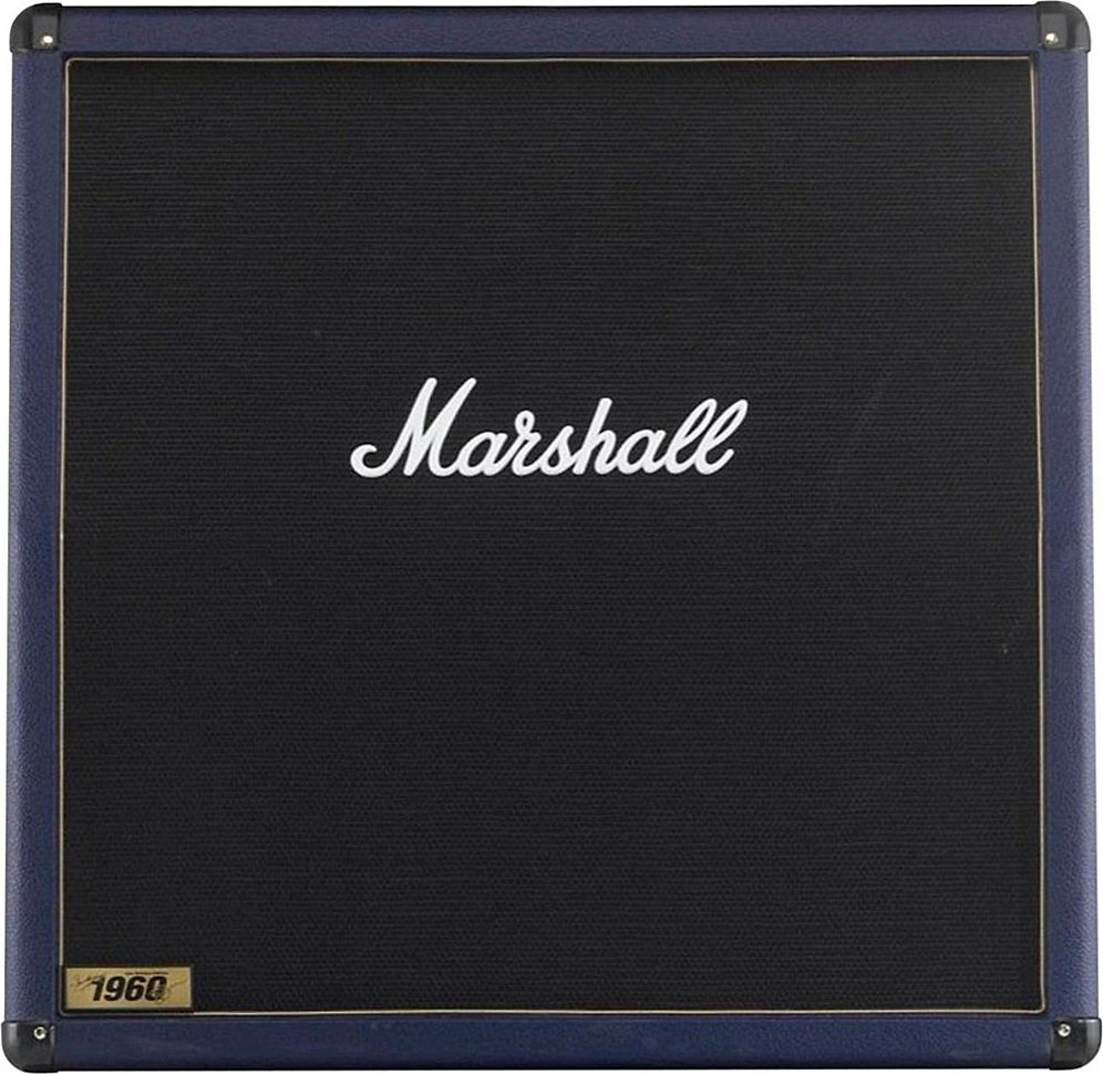 Marshall Joe Satriani 1960bjsb 4x12 300w Pan Droit Blue Edition - Baffle Ampli Guitare Électrique - Main picture