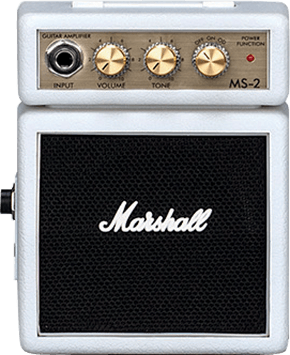 Marshall Ms-2 White - Mini Ampli Guitare - Main picture