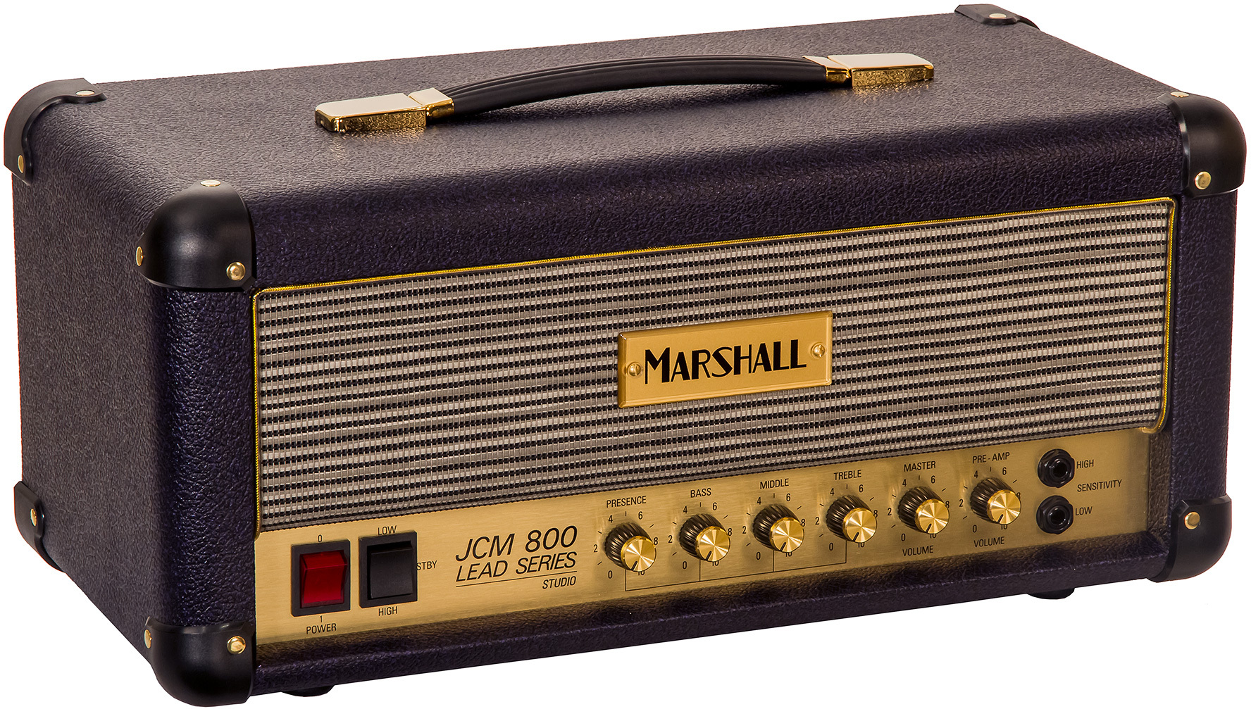 Marshall Studio Classic Sc20h Head 5/20w Purple/black Levant - Ampli Guitare Électrique TÊte / PÉdale - Main picture