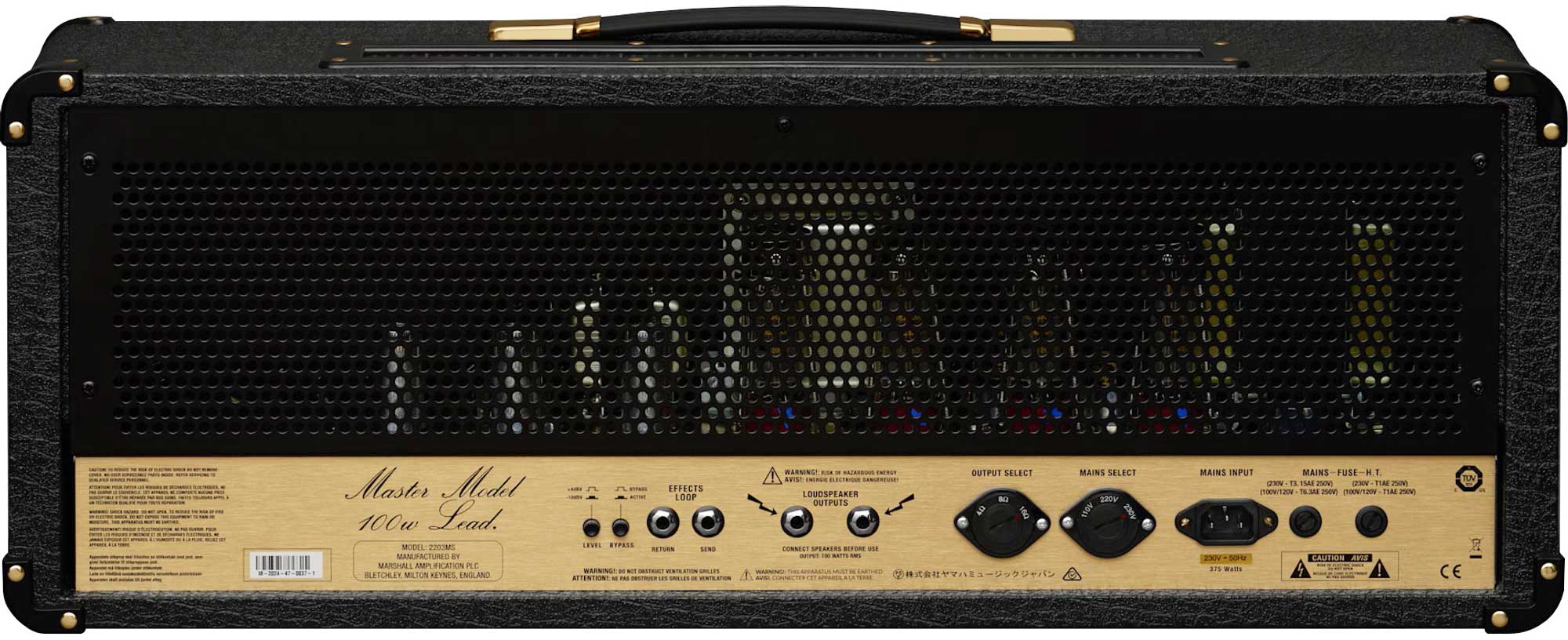 Marshall Jcm800 Modified Head 2203 100w El34 - Ampli Guitare Électrique TÊte / PÉdale - Variation 2