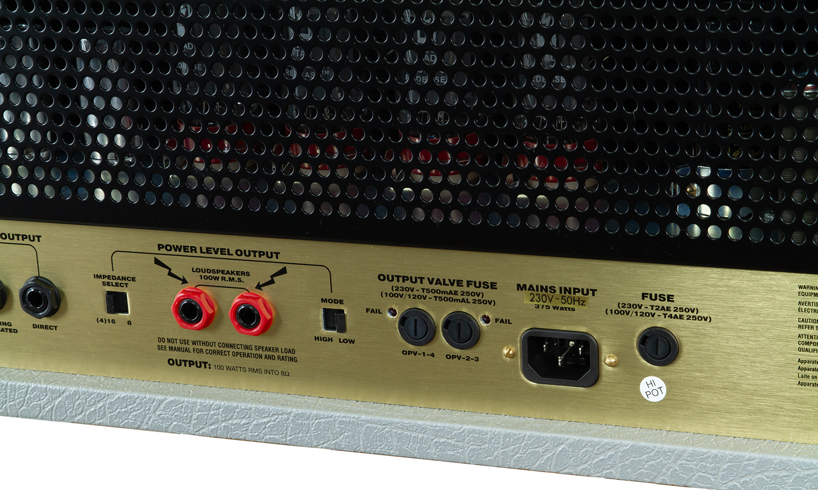 Marshall Jcm900 4100 Vintage Reissue Head 100w El34 Silver - Ampli Guitare Électrique TÊte / PÉdale - Variation 5