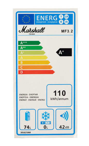 Marshall Fridge 3.2 - 74 Litres - RÉfrigÉrateur Frigo - Variation 2