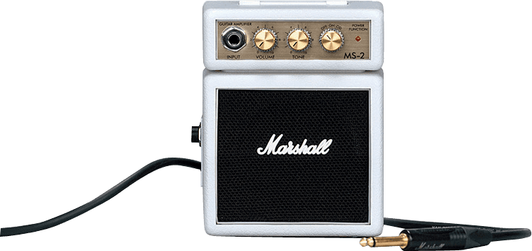 Marshall Ms-2 White - Mini Ampli Guitare - Variation 1