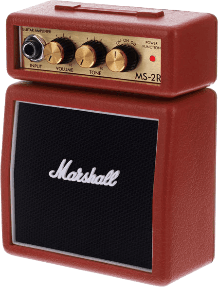 Marshall Ms-2 Red - Mini Ampli Guitare - Variation 1