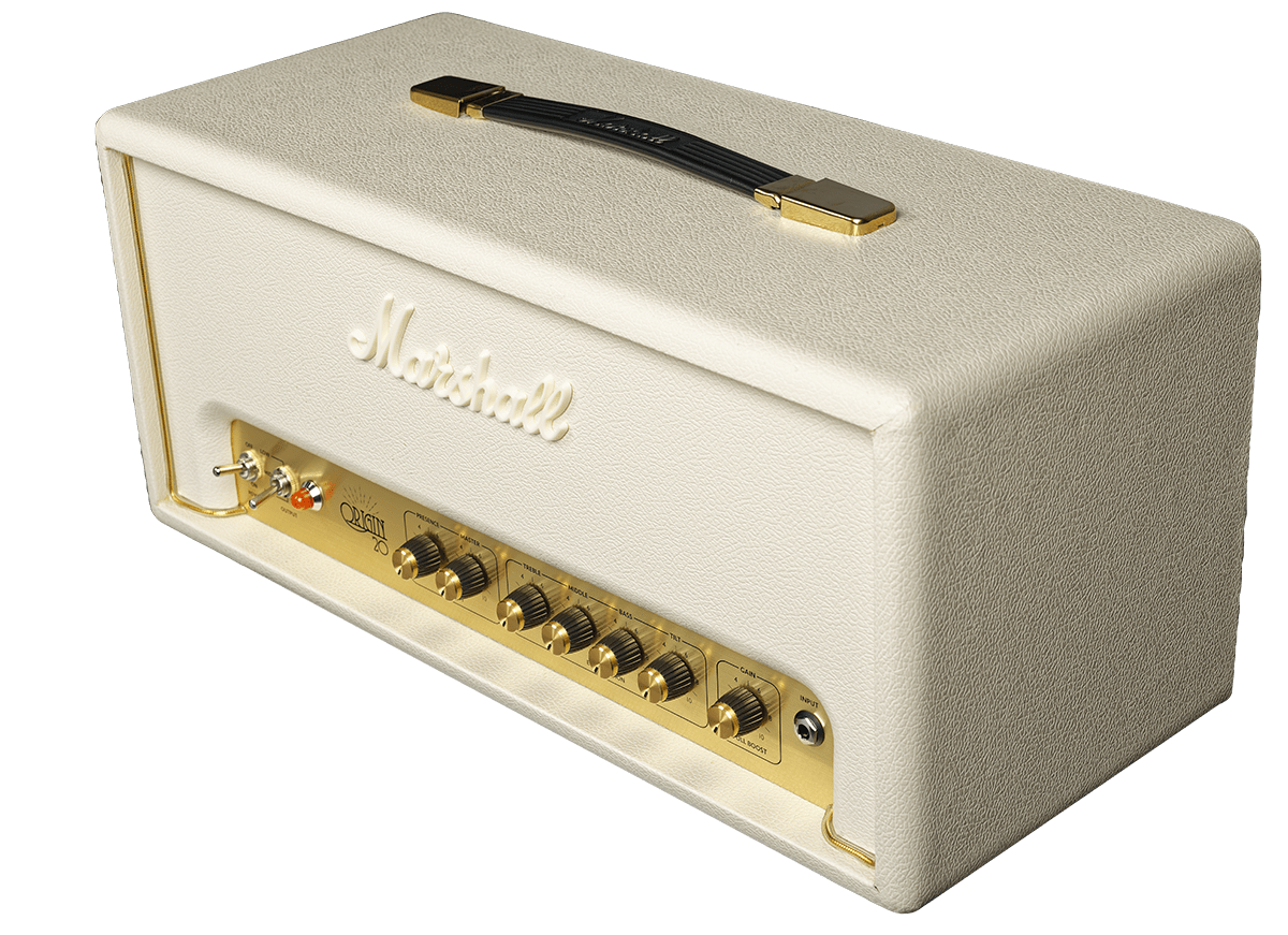 Marshall Origin 20 Head Cream Levant - Ampli Guitare Électrique TÊte / PÉdale - Variation 1