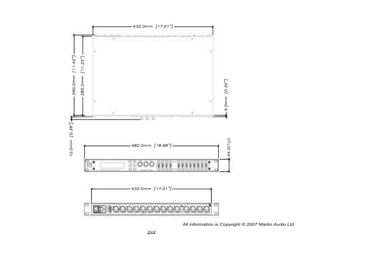 Martin Audio Dx2 - Processeur D'effets - Variation 1