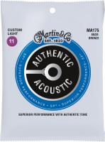 MA175 Acoustic Guitar 6-String Set Authentic SP 80/20 Bronze 11-52 - jeu de 6 cordes