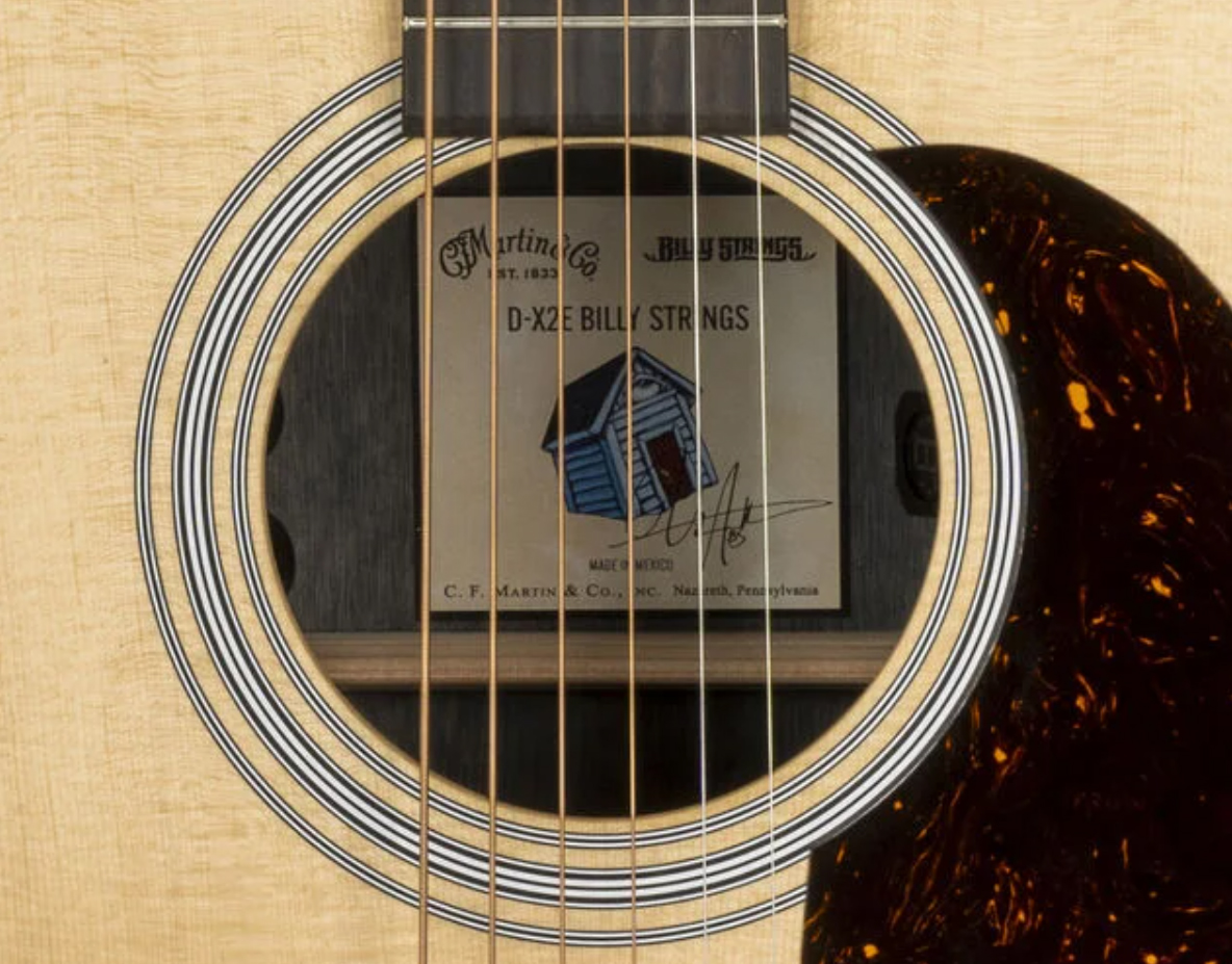 Martin Billy Strings Dx2e Signature Dreadnought Epicea Palissandre Hpl Eb - Natural Satin - Guitare Folk - Variation 2