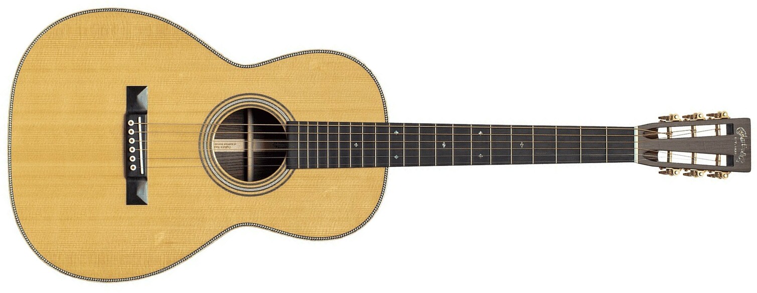 Martin 0012-28 Modern Deluxe Grand Concert Epicea Palissandre Eb - Natural Gloss - Guitare Acoustique - Main picture