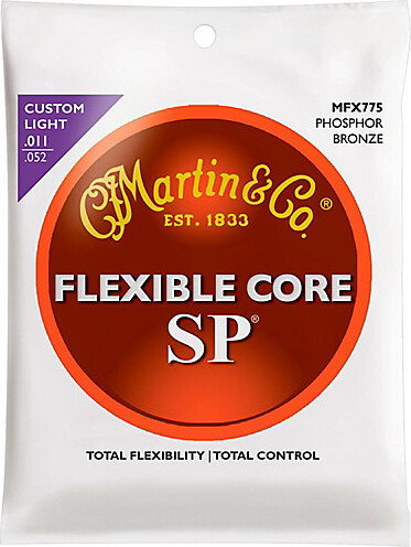 Martin Jeu De 6 Cordes Acoustic Fx775 Phosphor Bronze Flexible Core 011-052 - Cordes Guitare Acoustique - Main picture