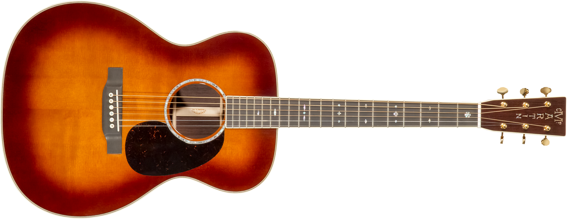 Martin Custom Shop Cs-000-c22056798 000 Epicea Palissandre Eb #2707297 - Ambertone 1933 - Guitare Acoustique - Main picture