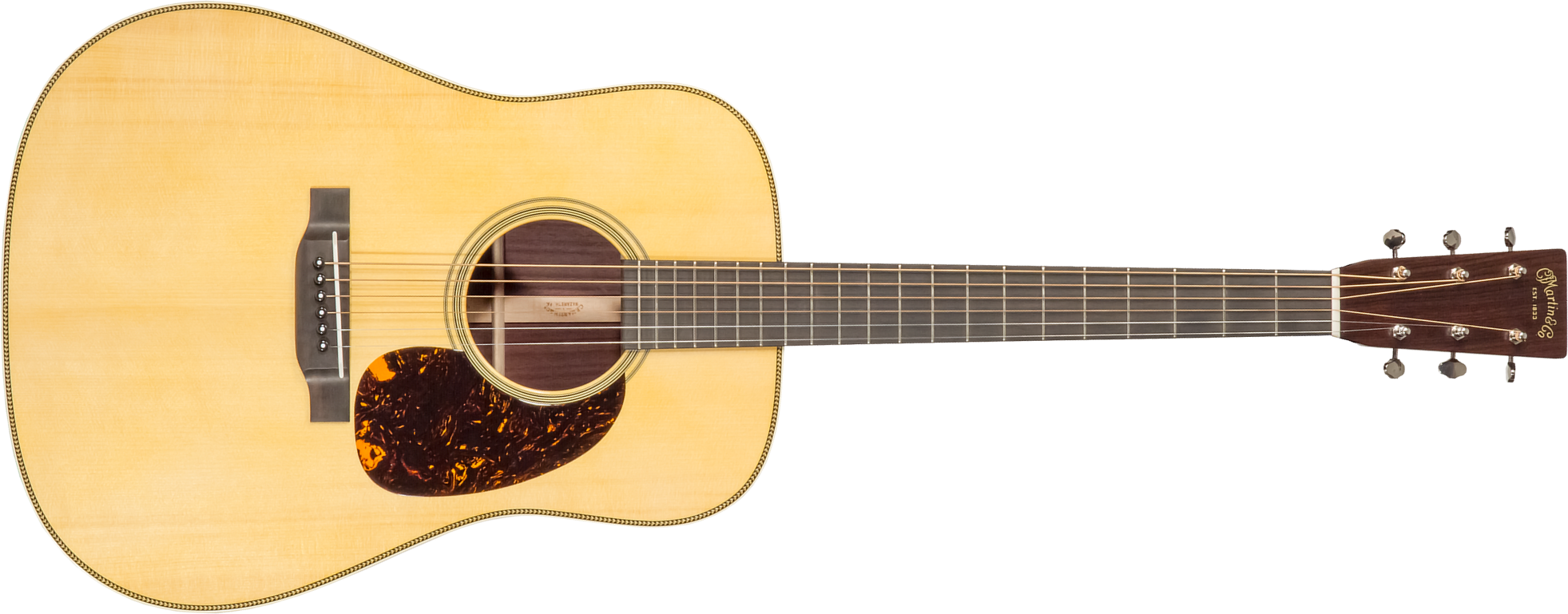 Martin Custom Shop Cs-d-c22054357 Dreadnought Epicea Palissandre Eb #2698129 - Natural Aging Toner - Guitare Acoustique - Main picture