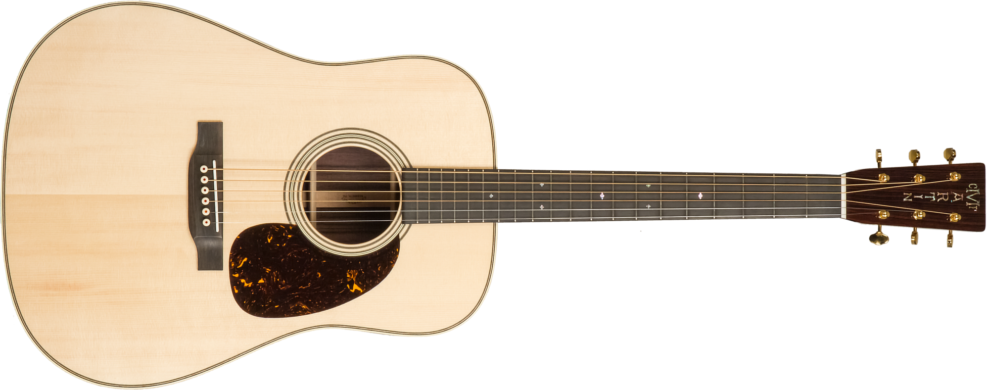 Martin Custom Shop Cs-d-c23036012 Dreadnought Epicea Adirondack Palissandre Eb #2814870 - Natural - Guitare Folk - Main picture