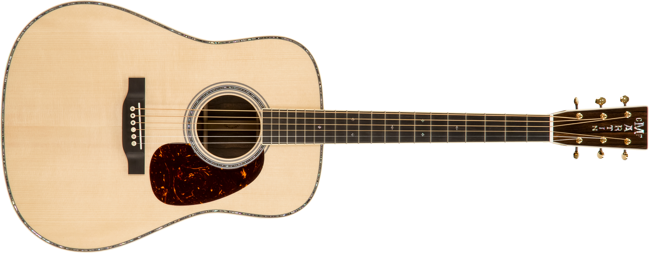 Martin Custom Shop Dreadnought Epicea Adirondack Ziricote Eb #2375257 - Natural - Guitare Acoustique - Main picture