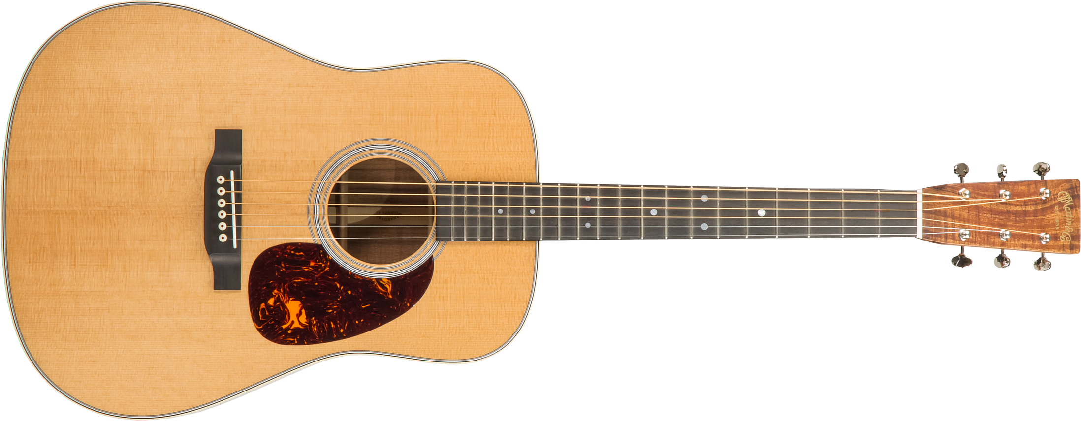 Martin Custom Shop Dreadnought Epicea Koa #2375258 - Natural - Guitare Acoustique - Main picture