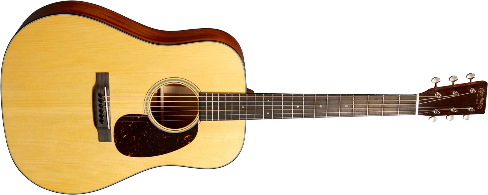 Martin Custom Shop Expert D18 1937 Sinker Mahogany Dreadnought Epicea Acajou Eb - Vintage Gloss Aging Toner - Guitare Folk - Main picture