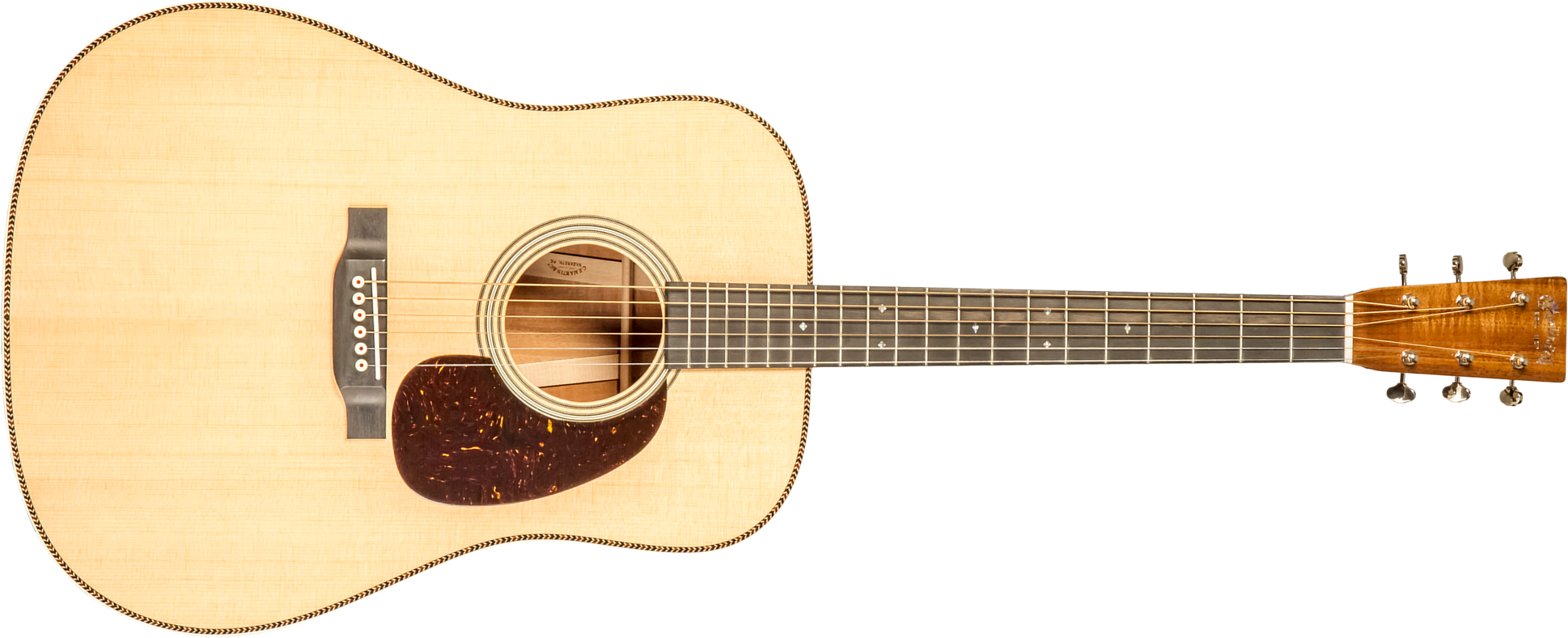 Martin Custom Shop Super D Dreadnought Epicea Sitka Vts Koa Eb #2720448 - Natural - Guitare Folk - Main picture