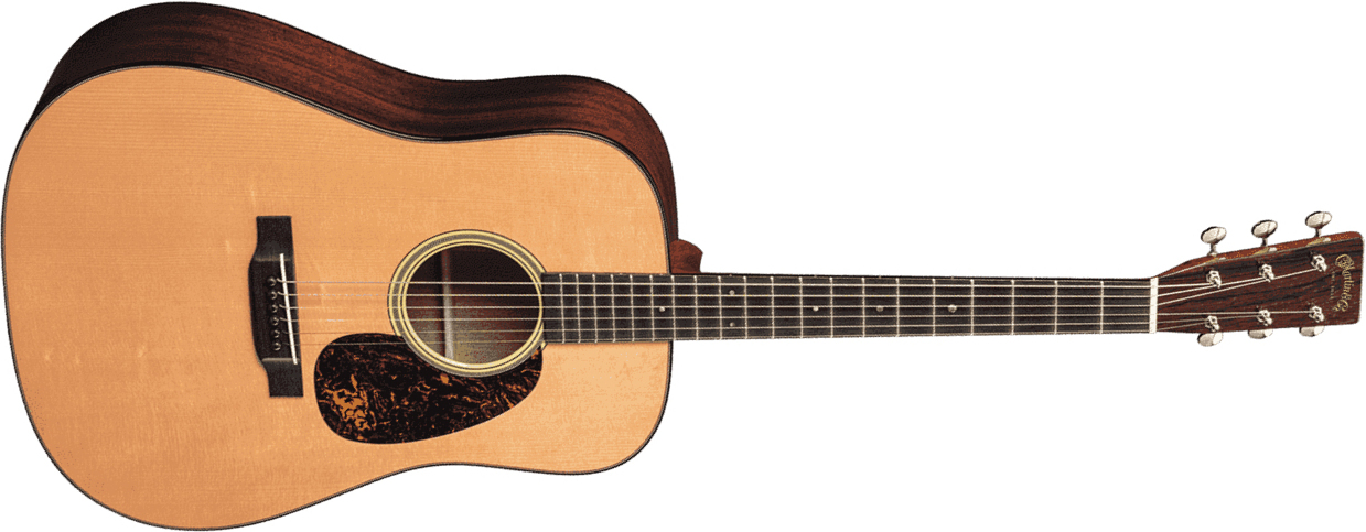 Martin D-18 Authentic 1939 Epicea Acajou Eb - Natural Vintage Gloss - Guitare Acoustique - Main picture