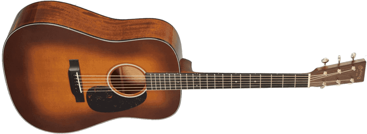 Martin D-18 Standard Dreadnought Epicea Acajou Eb - Amberstone - Guitare Acoustique - Main picture