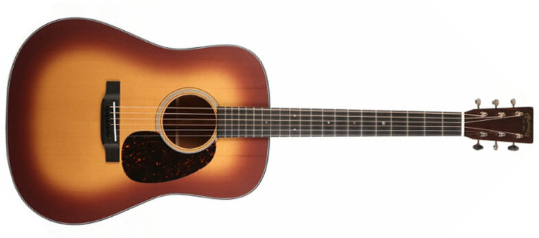 Martin D-18 Standard Dreadnought Epicea Acajou Eb - Satin Amberburst - Guitare Acoustique - Main picture