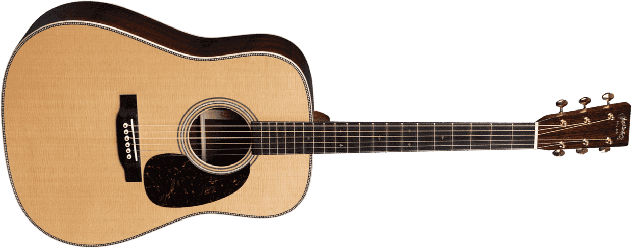 Martin D-28 Modern Deluxe Dreadnought Epicea Palissandre Eb - Natural - Guitare Acoustique - Main picture