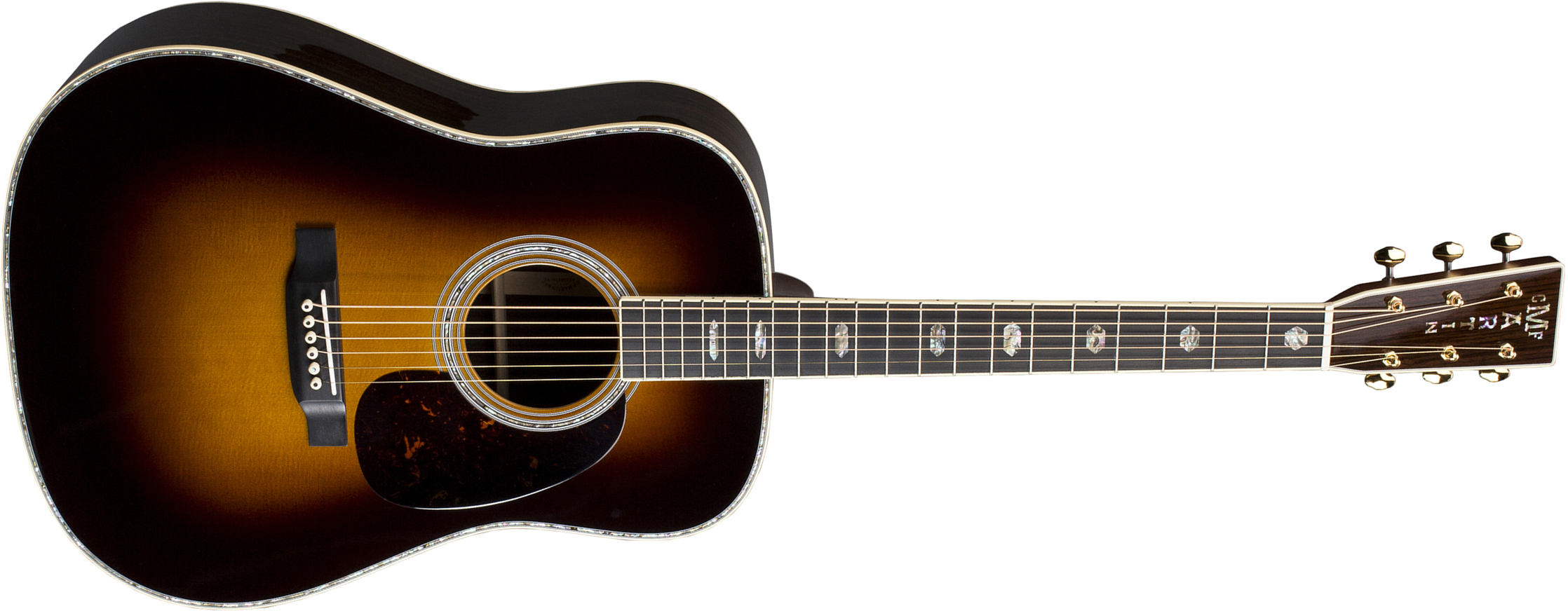 Martin D-41 Standard Re-imagined Dreadnought Epicea Palissandre - Sunburst - Guitare Acoustique - Main picture