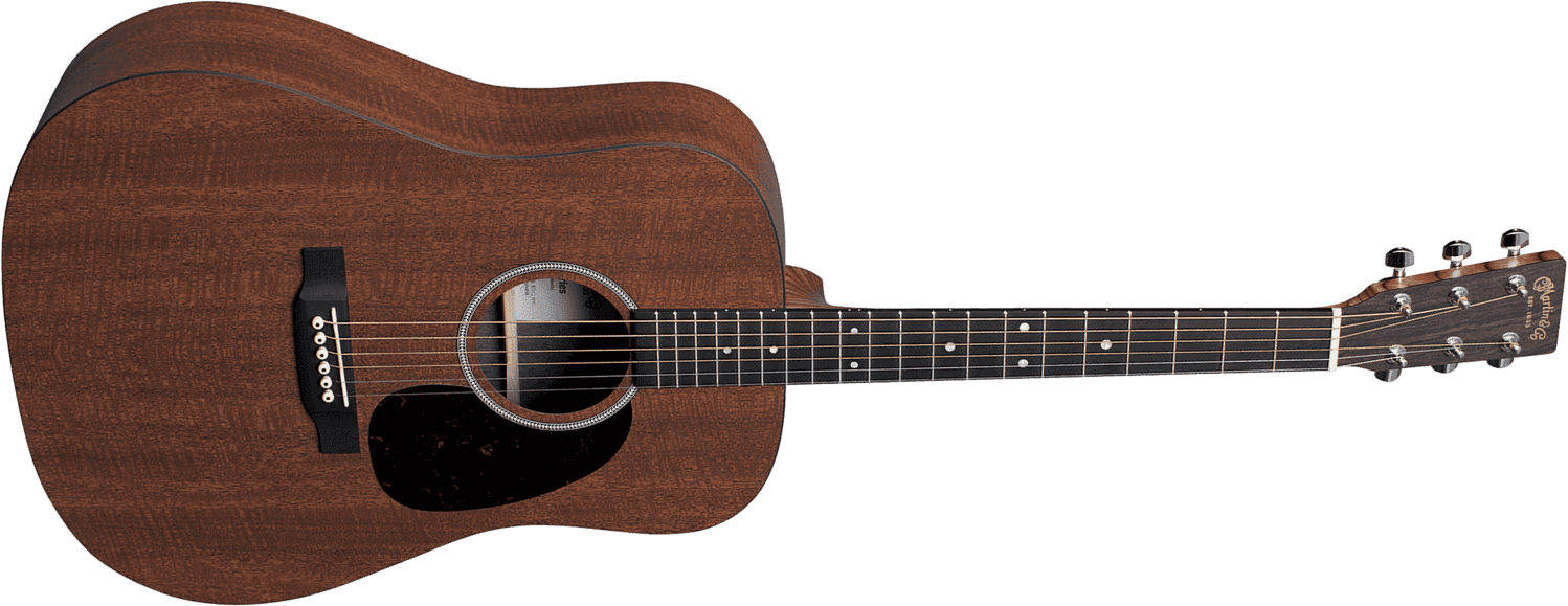 Martin D-x1e Dreadnought Hpl Acajou Ric +housse - Naturel - Guitare Acoustique - Main picture