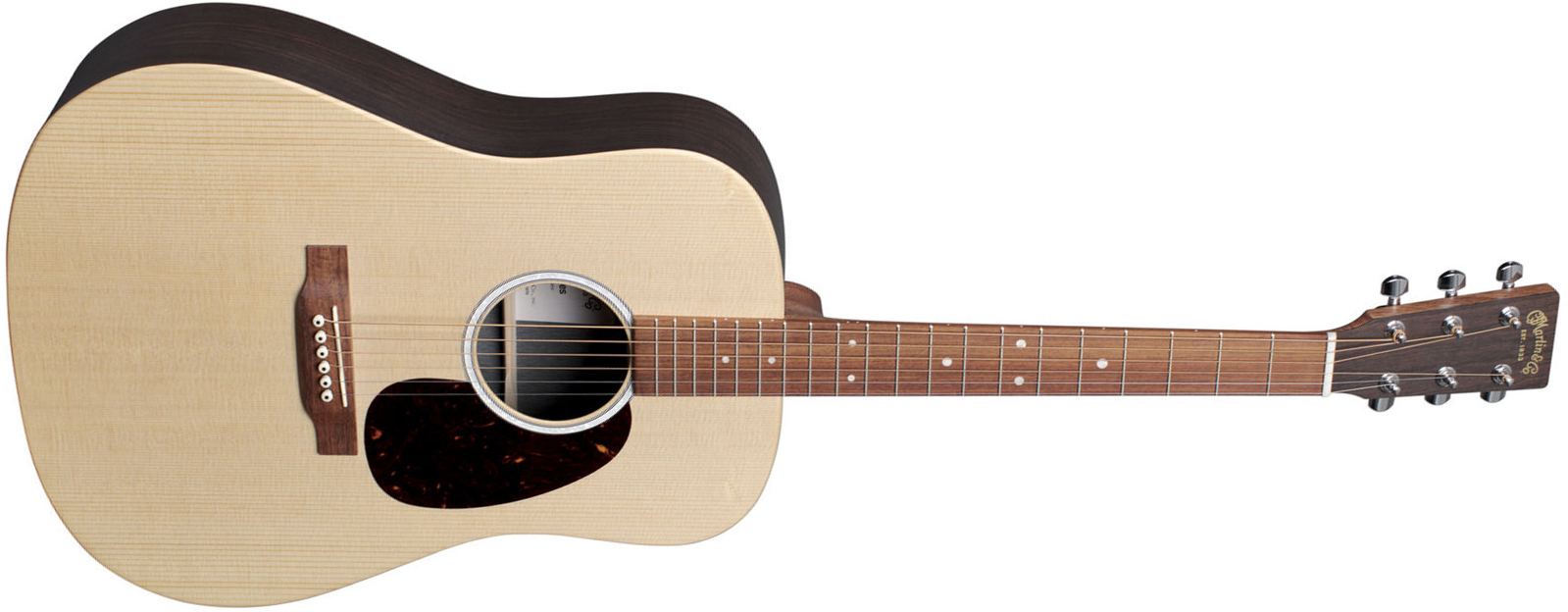 Martin D-x2e Rosewood Dreadnought Epicea Palissandre - Natural Satin - Guitare Electro Acoustique - Main picture