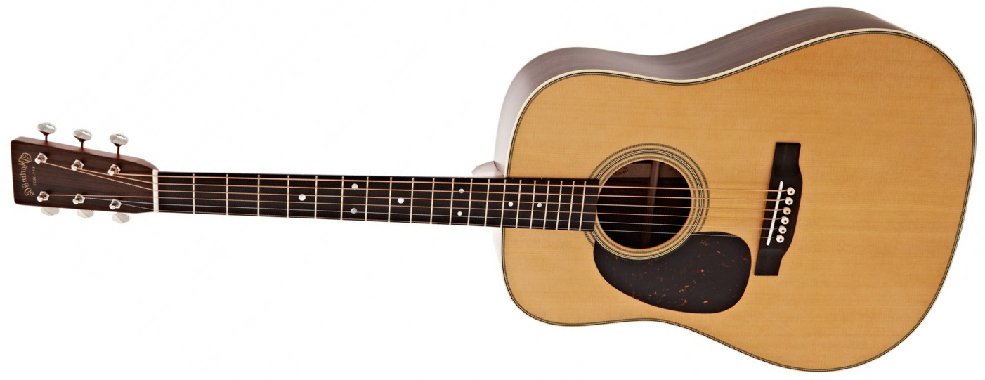 Martin D28 Lh Standard Golden Era Dreadnought Gaucher Epicea Palissandre Eb - Satin Natural - Guitare Folk - Main picture