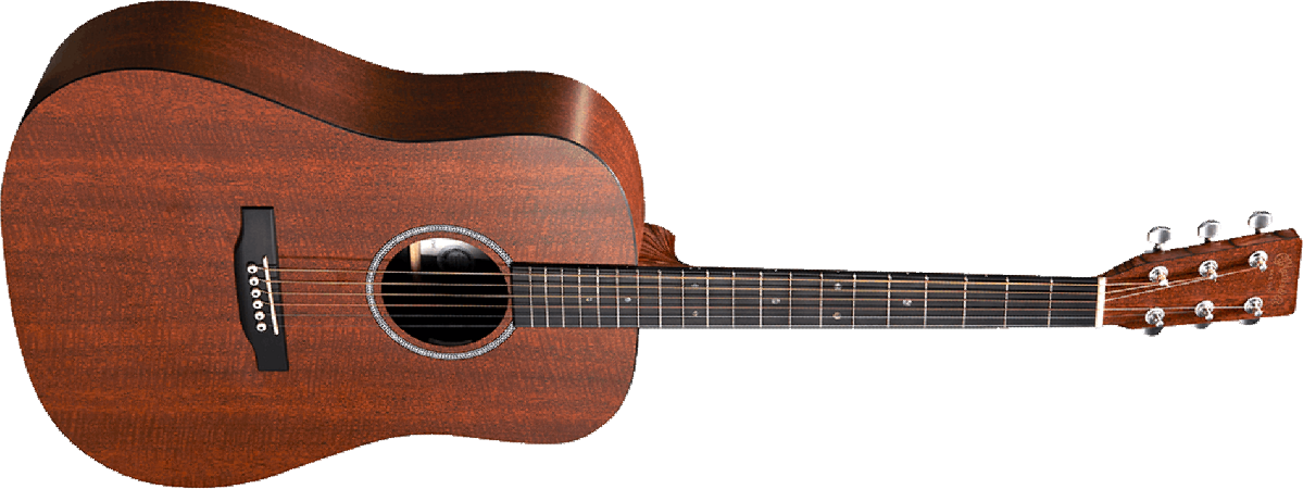 Martin Dx1e Dreadnought Electro Tout Acajou Ric - Natural - Guitare Electro Acoustique - Main picture