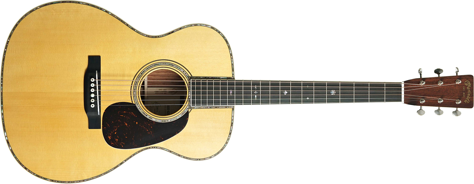 Martin Eric Clapton 00042ec 30th Ann. Signature 000 Shsc Epicea Palissandre Rw - Antique Toner Vintage - Guitare Folk - Main picture