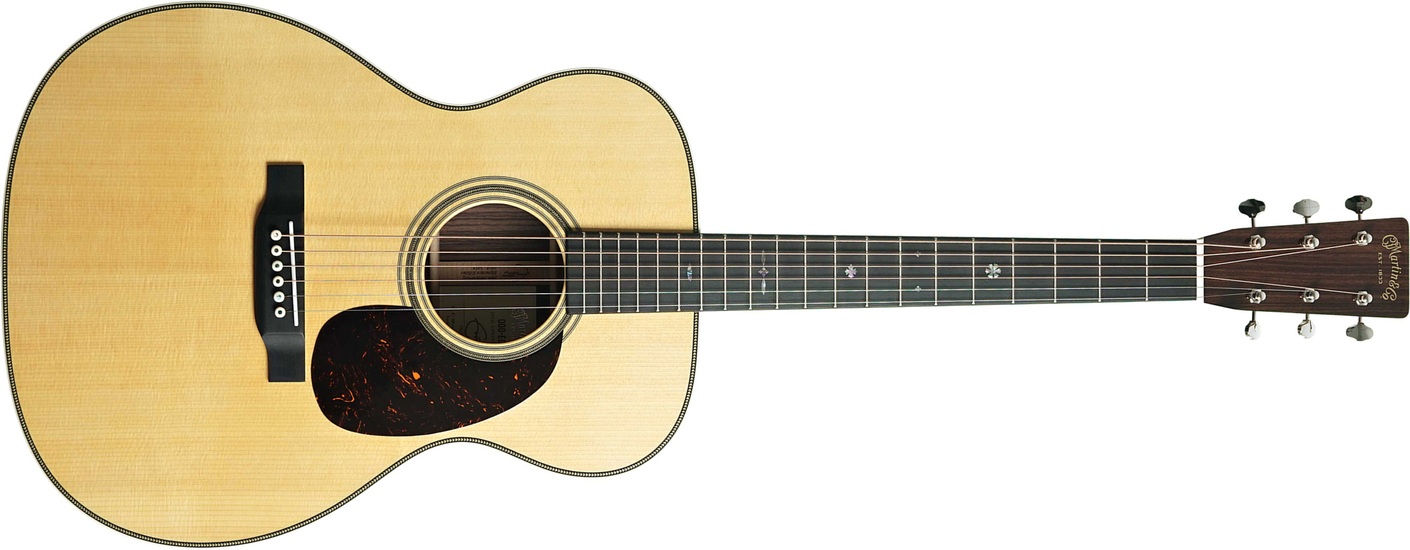 Martin Eric Clapton 000ec 30th Anniversary Epicea Palissandre Rw - Natural Antique Toner - Guitare Folk - Main picture