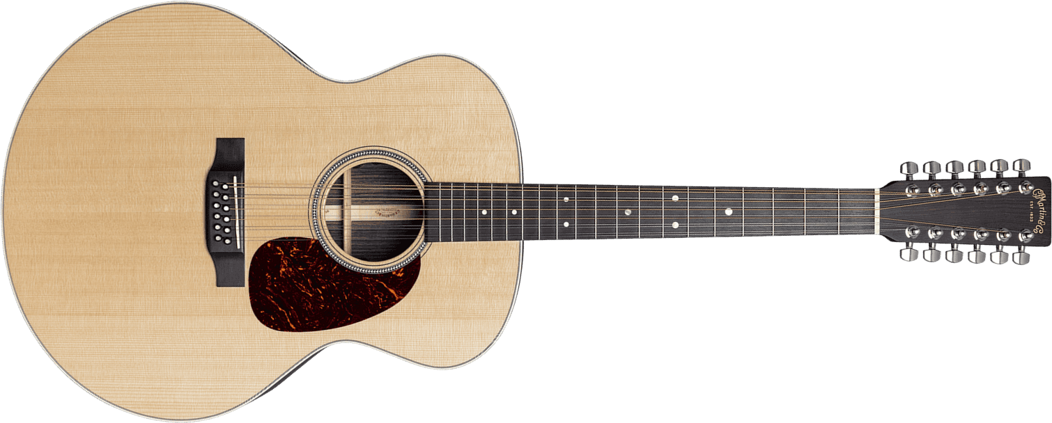 Martin Gj16e12 Electro Jumbo 12c Epicea Palissandre - Natural - Guitare Electro Acoustique - Main picture