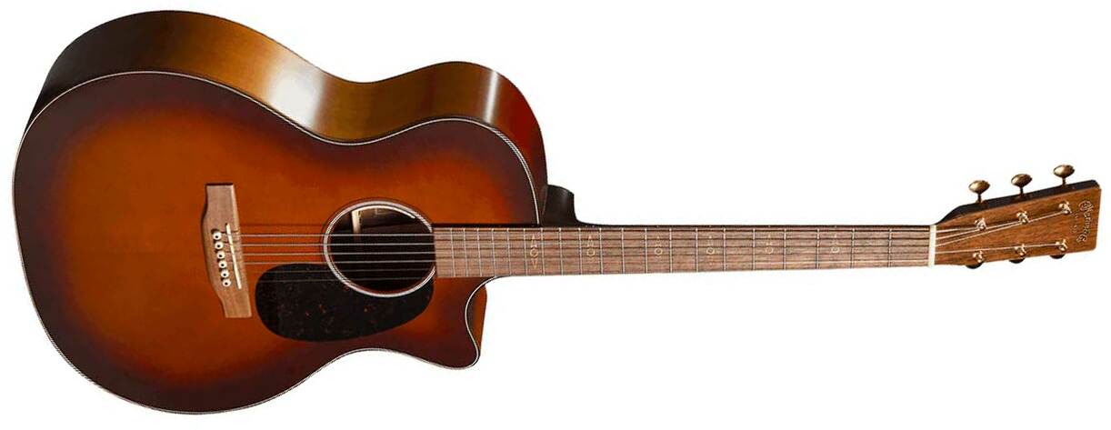 Martin Gpce Inception Maple Grand Performance Cw Epicea Erable Wal - Satin Amber Fade Sunburst - Guitare Folk - Main picture