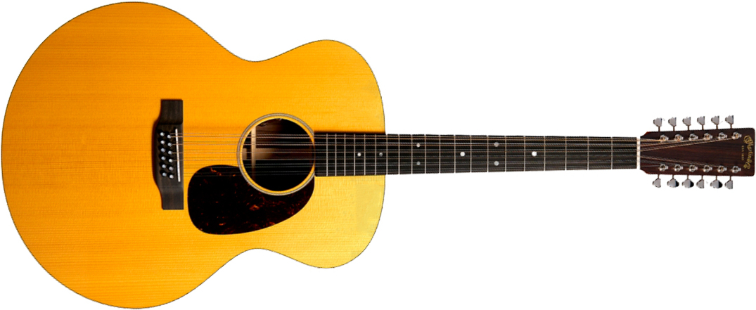 Martin Grand J16e 12-string Jumbo 12c Epicea Palissandre Eb - Natural Vintage Tint - Guitare Folk - Main picture