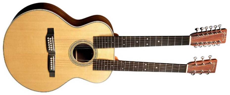 Martin Grand J28e Dn 6/12c Epicea Palissandre Eb - Natural Aging Toner - Guitare Folk - Main picture