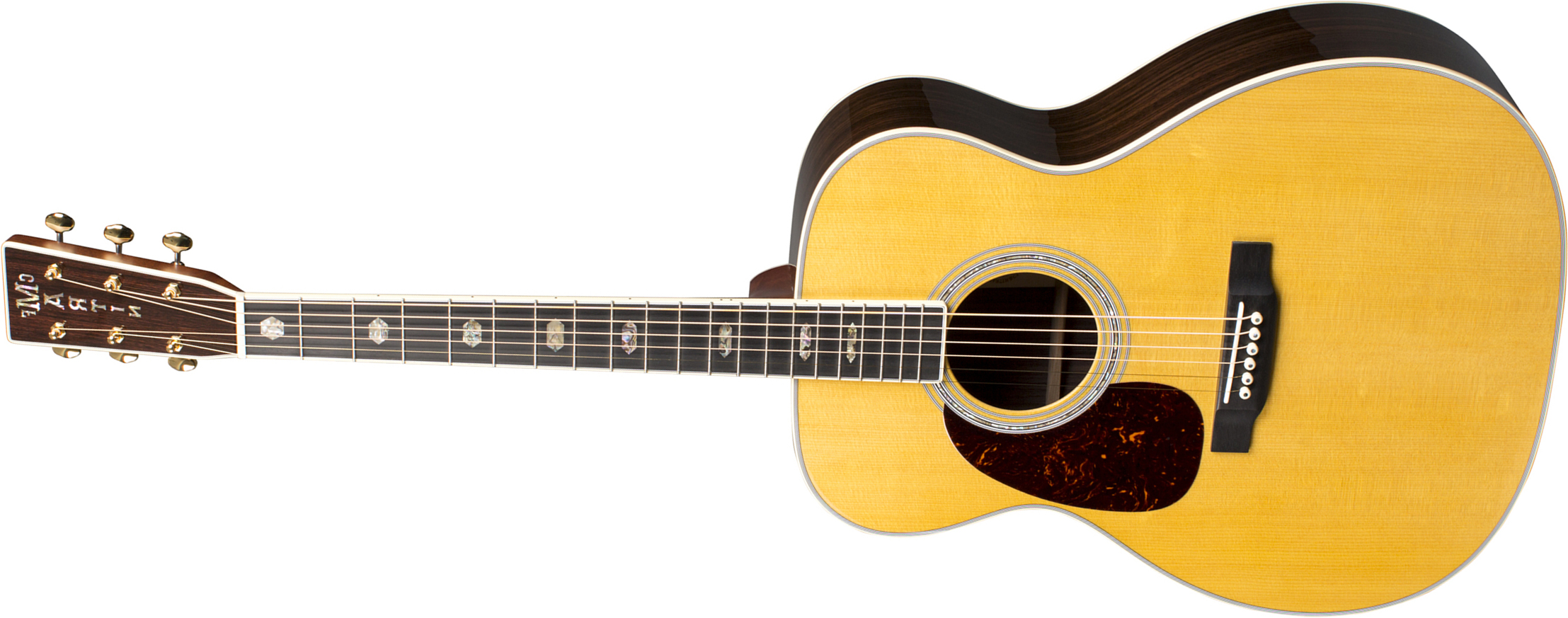 Martin J-40 Lh Standard Re-imagined Jumbo Gaucher Epicea Palissandre Eb - Natural Aging Toner - Guitare Acoustique - Main picture