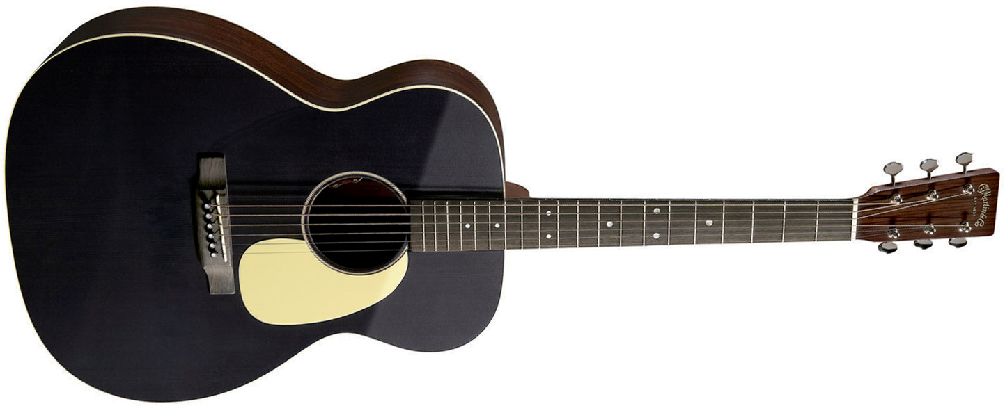 Martin J16e Jumbo Epicea Palissandre Eb - Black Smoke - Guitare Folk - Main picture
