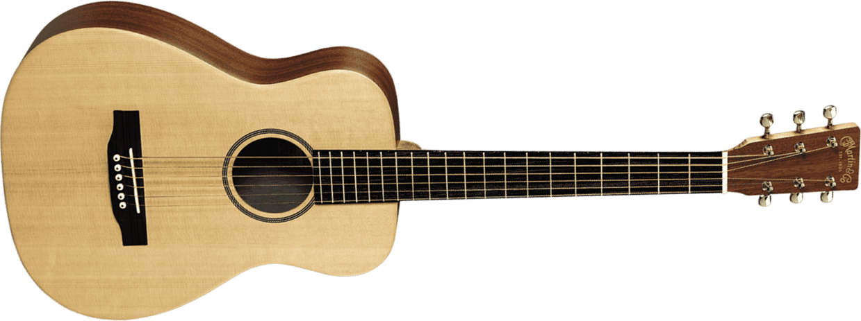 Martin Lx1 Little Martin Dreadnought Natural Satin - Guitare Acoustique Voyage - Main picture