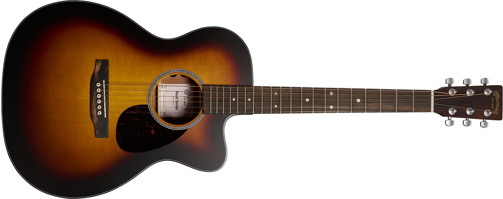 Martin Omc-10e Modern Burst Road Om Cw Epicea Sapele Eb - 1935 Sunburst - Guitare Folk - Main picture