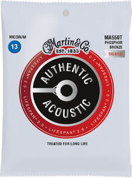MA550T Acoustic Guitar 6-String Set Authentic Lifespan 2.0 92/8 Phosphor Bronze 13-56