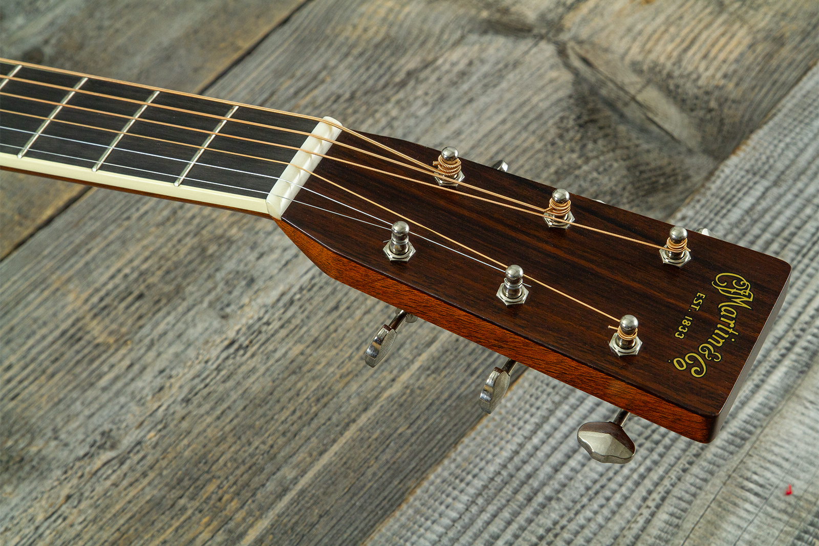 Martin Custom Shop 000 Epicea Adirondack / Palissandre Indian Eb #2703350 - Natural Aging Toner - Guitare Folk - Variation 6