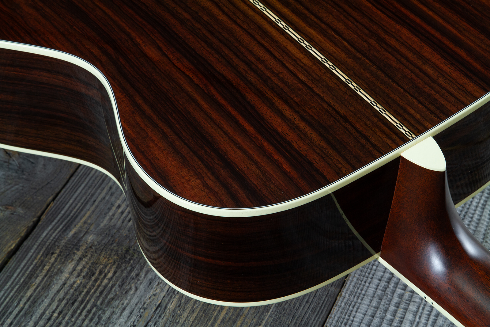 Martin Custom Shop 000 Epicea Adirondack / Palissandre Indian Eb #2703350 - Natural Aging Toner - Guitare Folk - Variation 8