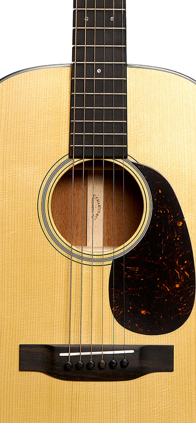 Martin Custom Shop 018 Parlor Shsc Epicea Acajou Eb - Natural Vintage Gloss Aging Toner - Guitare Folk - Variation 2